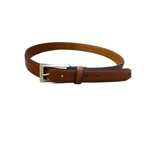Jos. A. Bank Mens Grown Genuine Italian Leather dress Belt Size 34/85 SKU 9196